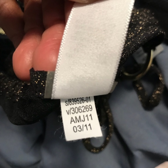 Old Navy Bikini top gold details on string - Picture 6 of 6